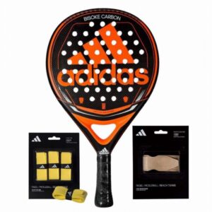 Adidas Bisoke Carbon Racket Pack with Overgrips and Protector - Image 1