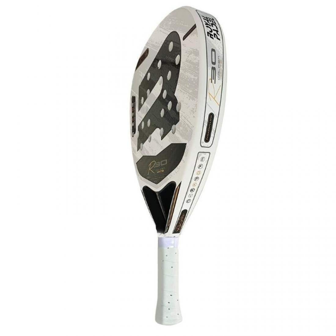 pala-royal-padel-r30-ltd-blanco-dorado-2025-1-es-2-1100×1100 Royal Padel R30 LTD White Gold Racket 2025 - Image 3