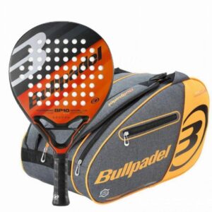 Pack Bullpadel BP10 EVO 2023 Racket and Bullpadel Orange Padel Bag - Image 1